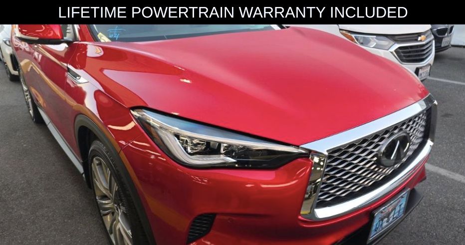 Dynamic Sunstone Red 2022 INFINITI QX50 SUV / Crossover Front-Wheel Drive Continuously Variable Transmission