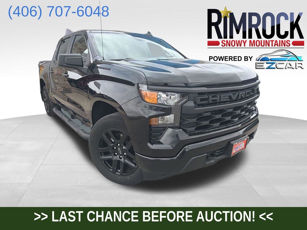 Black 2023 Chevrolet Silverado 1500 Pickup Truck Four-Wheel Drive 8-Speed Automatic