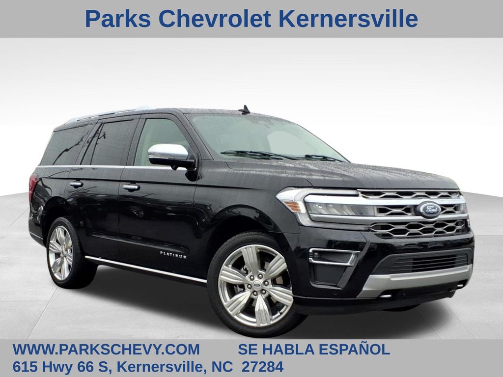 Black Metallic 2023 Ford Expedition Platinum 4WD SUV / Crossover Four-Wheel Drive Automatic