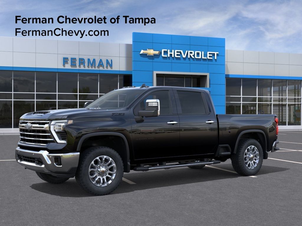 Black 2026 Chevrolet Silverado 2500HD Pickup Truck Four-Wheel Drive Automatic