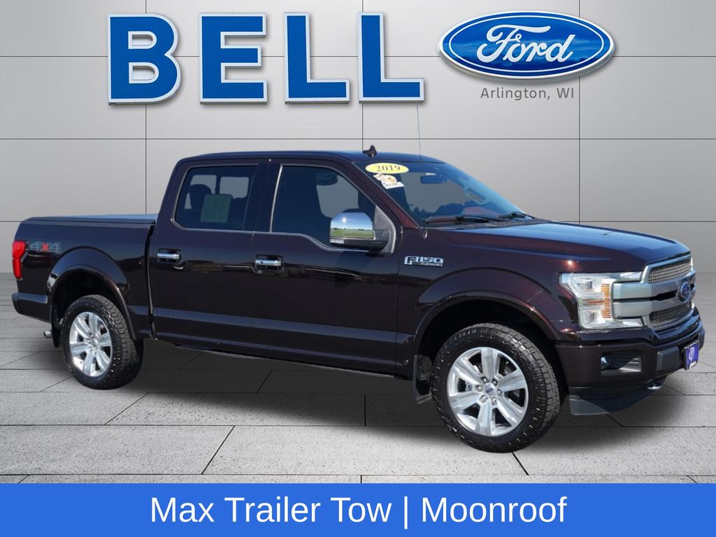 Magma Red Metallic 2019 Ford F-150 Pickup Truck Four-Wheel Drive Automatic
