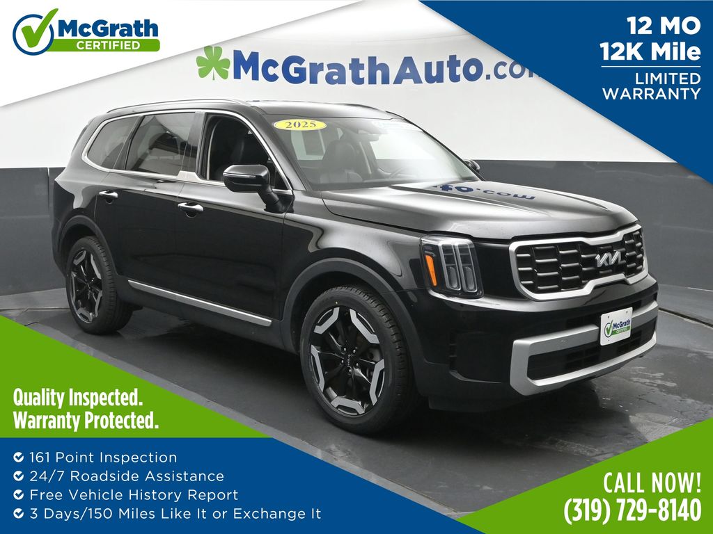 Ebony Black 2025 Kia Telluride SUV / Crossover All-Wheel Drive 8-Speed Automatic
