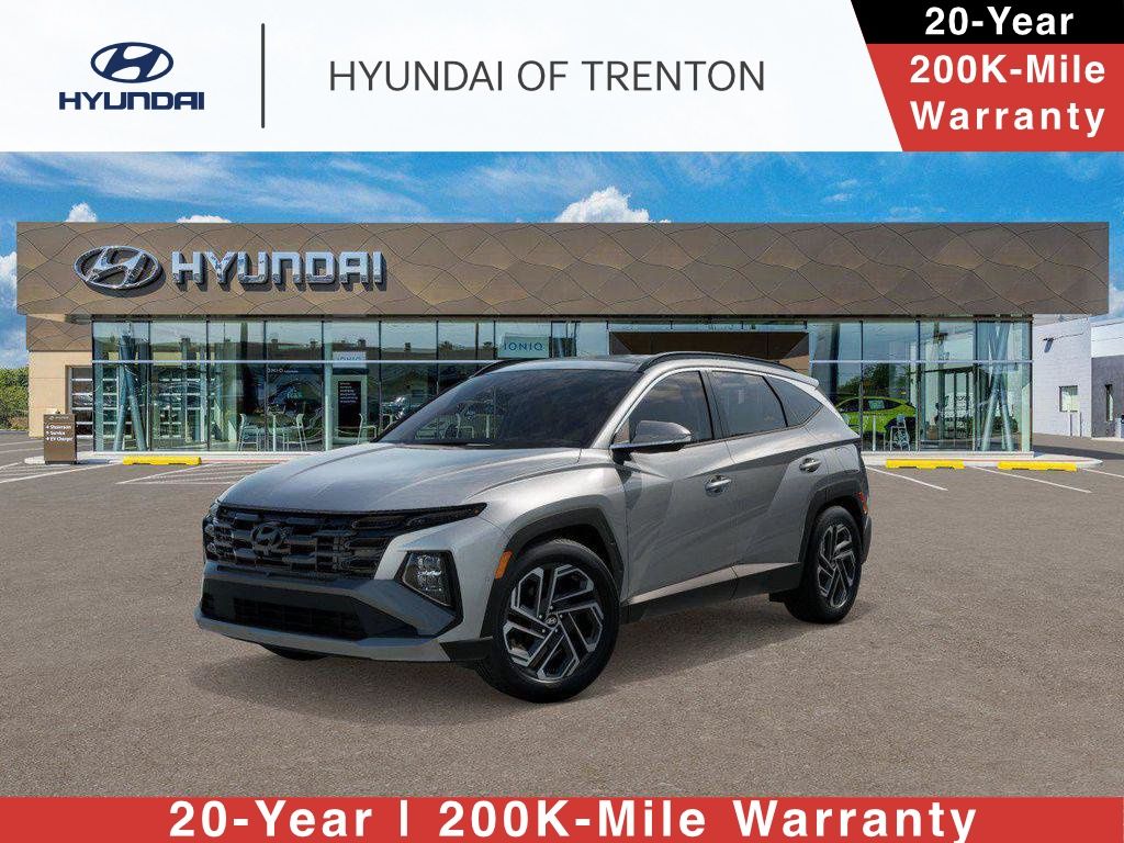 Shimmering Silver 2026 Hyundai Tucson Hybrid SUV / Crossover All-Wheel Drive 6-Speed Automatic