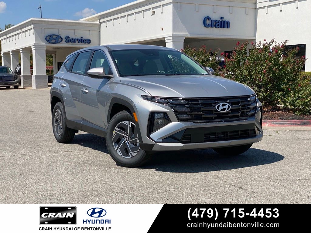 Shimmering Silver 2026 Hyundai Tucson Hybrid SUV / Crossover All-Wheel Drive 6-Speed Automatic