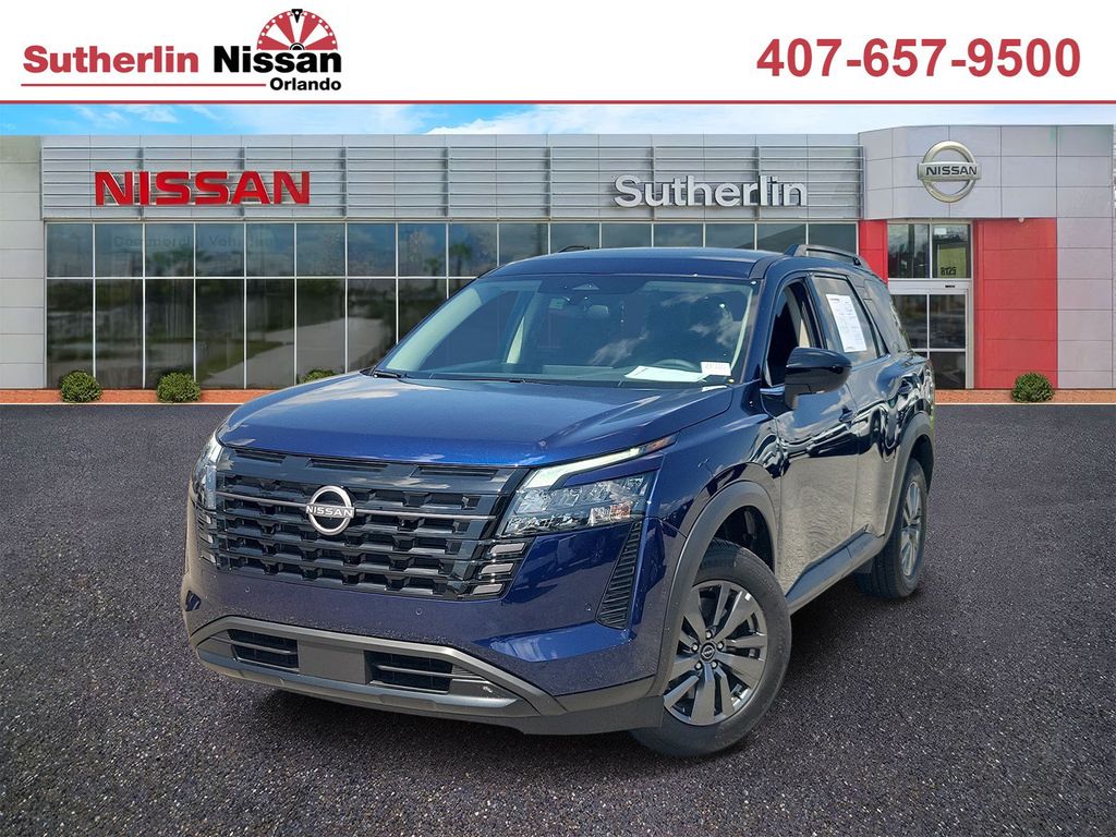 Deep Ocean Blue 2026 Nissan Pathfinder SUV / Crossover All-Wheel Drive 9-Speed Automatic