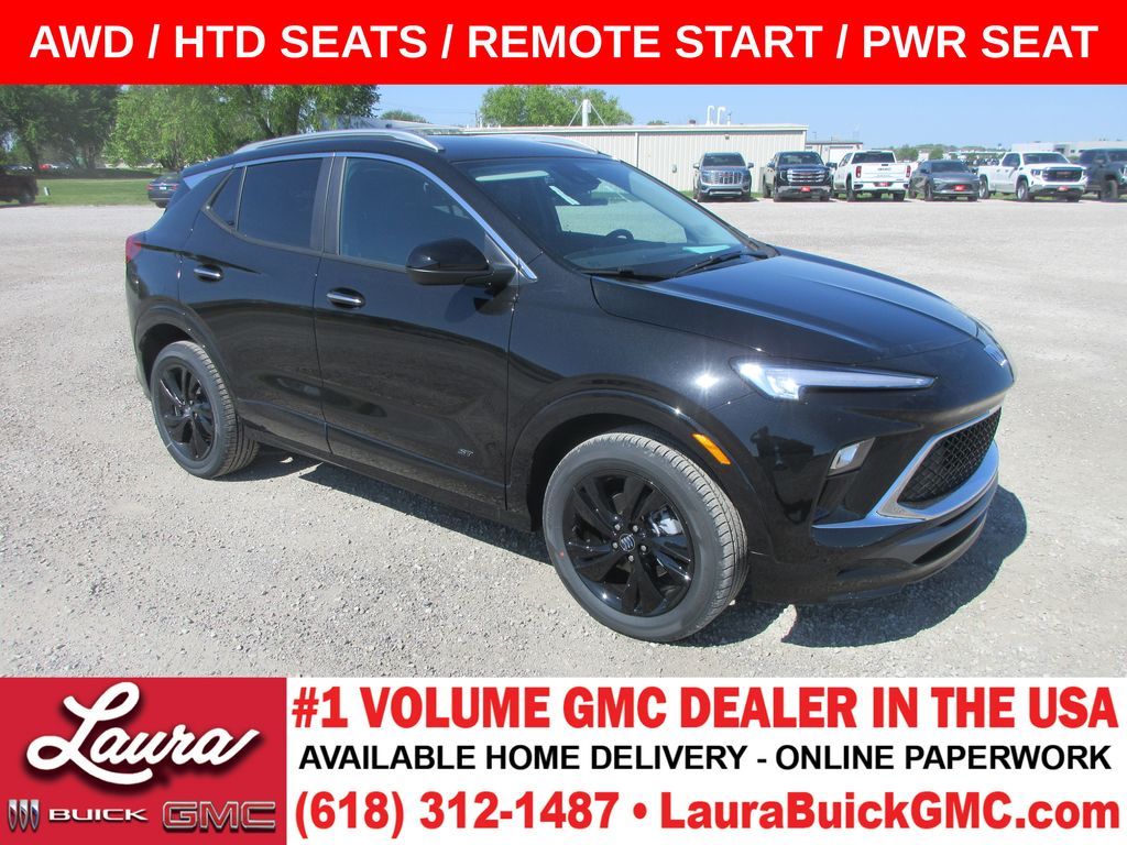 Black (Ebony Twilight Metallic) 2026 Buick Encore GX SUV / Crossover All-Wheel Drive 9-Speed Automatic