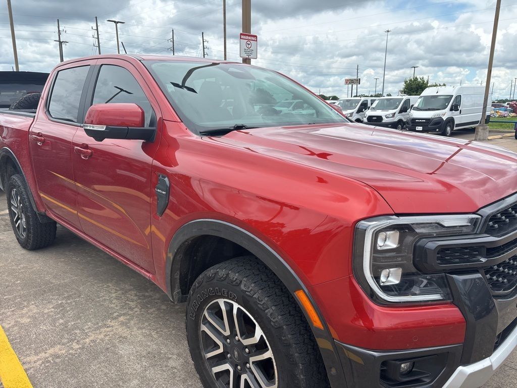 2024 Ford Ranger Lariat Red at Big Star Chrysler Jeep Dodge Ram 