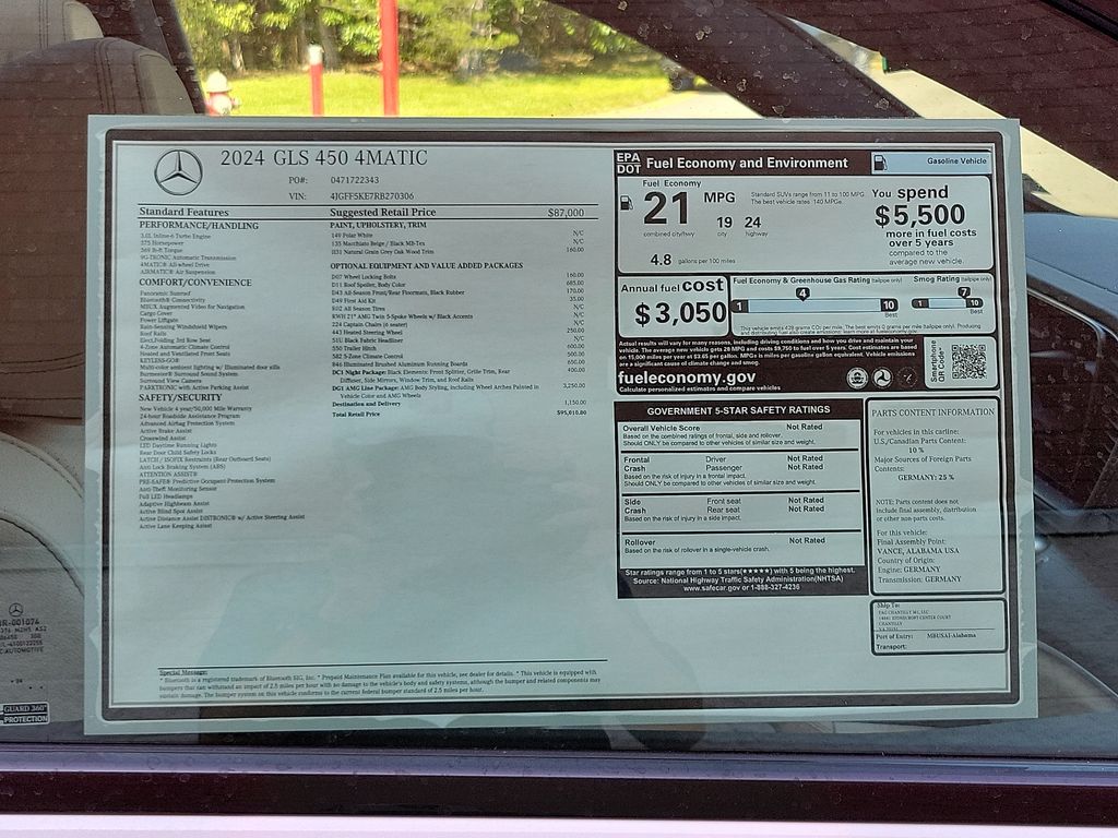 2024 Mercedes-Benz GLS 450 4MATIC 19