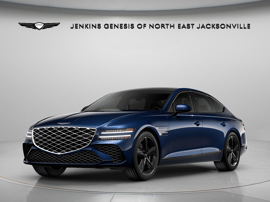 Capri Blue 2026 Genesis G80 Sedan All-Wheel Drive 8-Speed Automatic