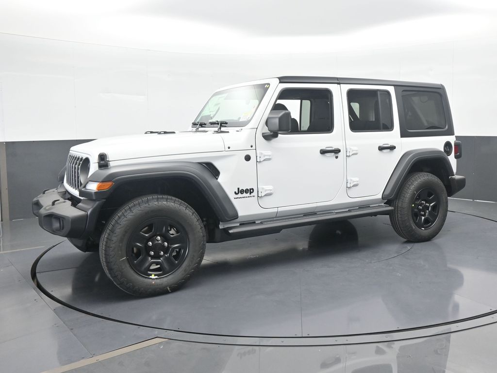 New 2026 Bright White Clearcoat Jeep Sport image 2