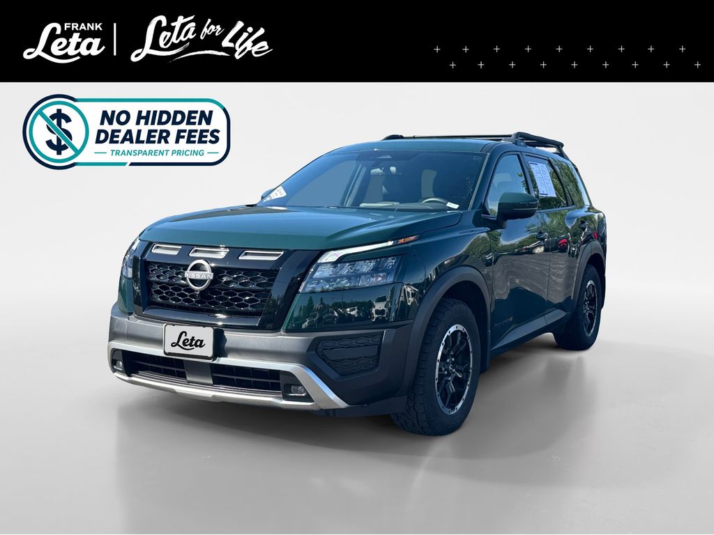 Black (Obsidian Green Pearl) 2025 Nissan Pathfinder SUV / Crossover All-Wheel Drive 9-Speed Automatic