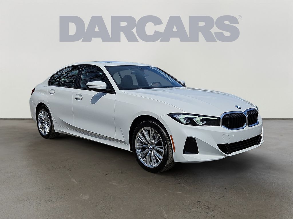 Alpine White 2023 BMW 3 Series Sedan All-Wheel Drive 8-Speed Automatic