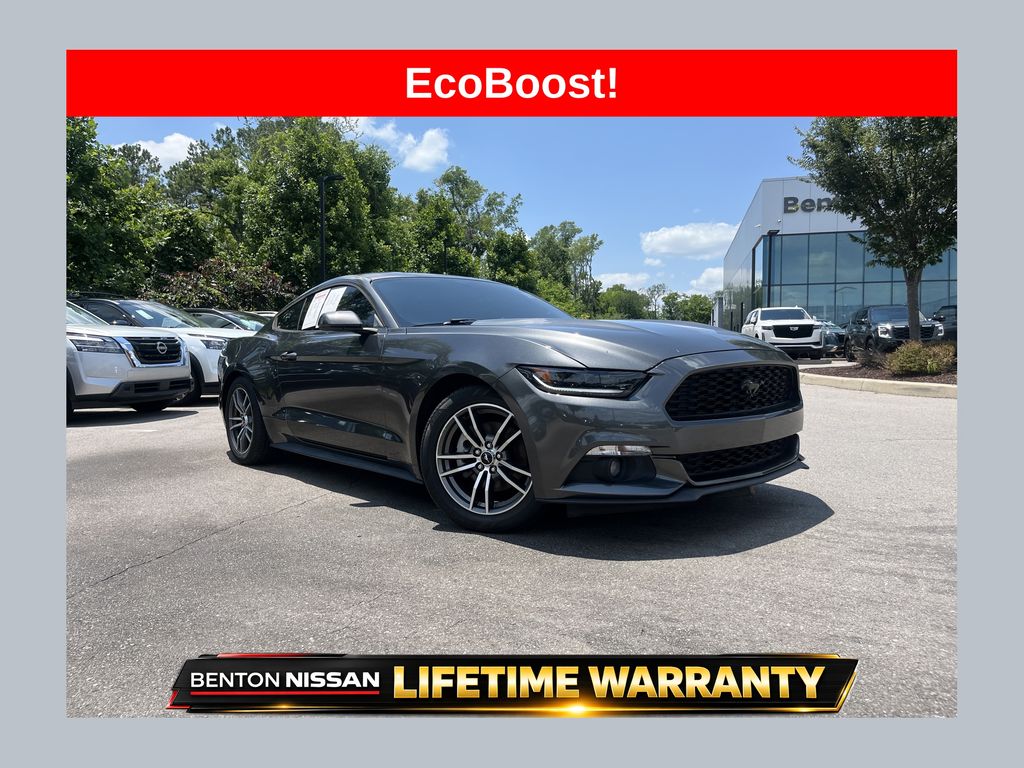 Gray (Magnetic) 2017 Ford Mustang Coupe Rear-Wheel Drive 6-Speed Automatic