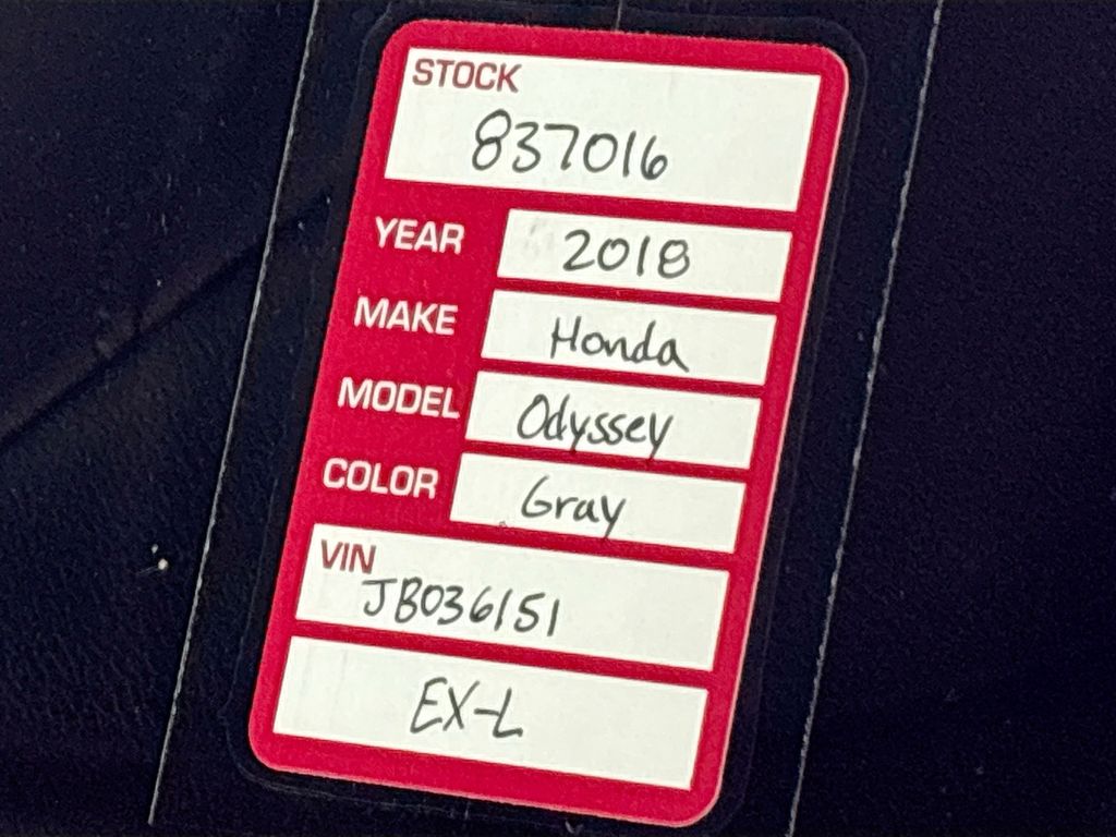 2018 Honda Odyssey EX-L