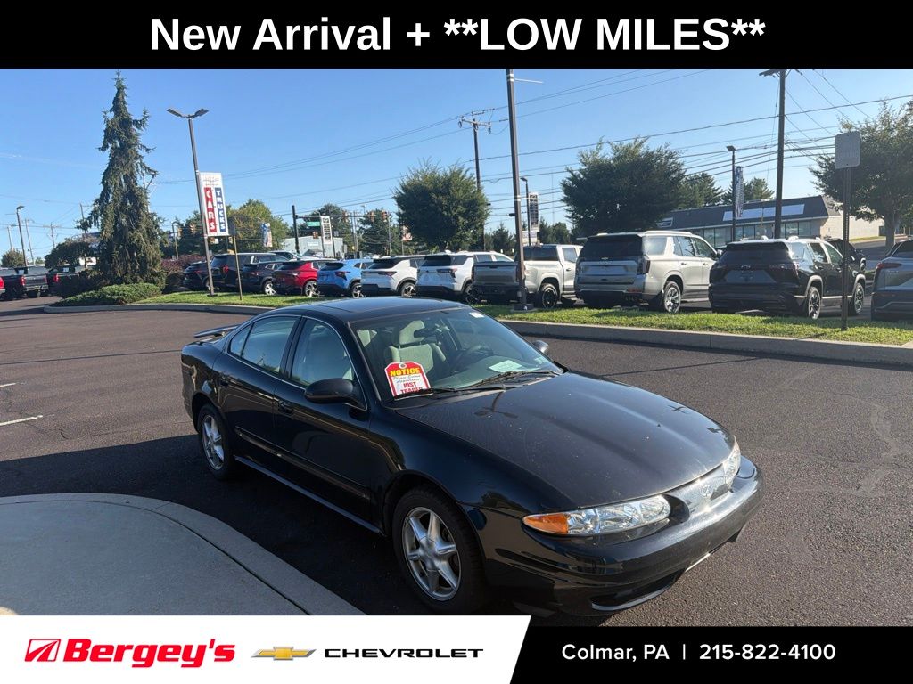 Onyx Black 2004 Oldsmobile Alero Sedan Front-Wheel Drive 4-Speed Automatic Overdrive