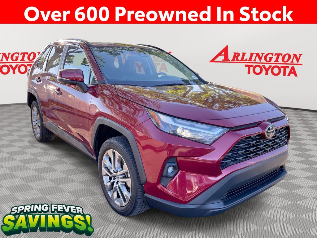 Red (Ruby Flare Pearl) 2023 Toyota RAV4 XLE Premium FWD SUV / Crossover Front-Wheel Drive 8-Speed Automatic