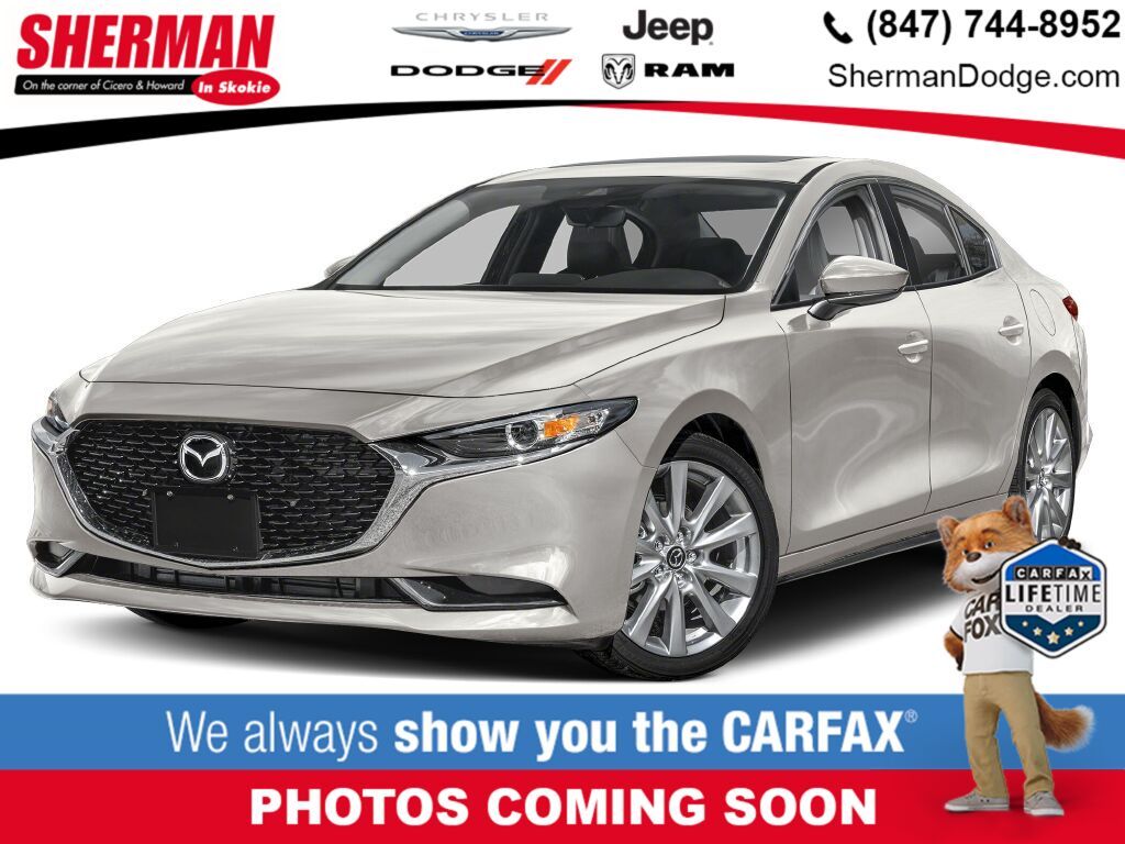 Gray (Platinum Quartz Metallic) 2025 Mazda MAZDA3 Sedan Front-Wheel Drive 6-Speed Automatic