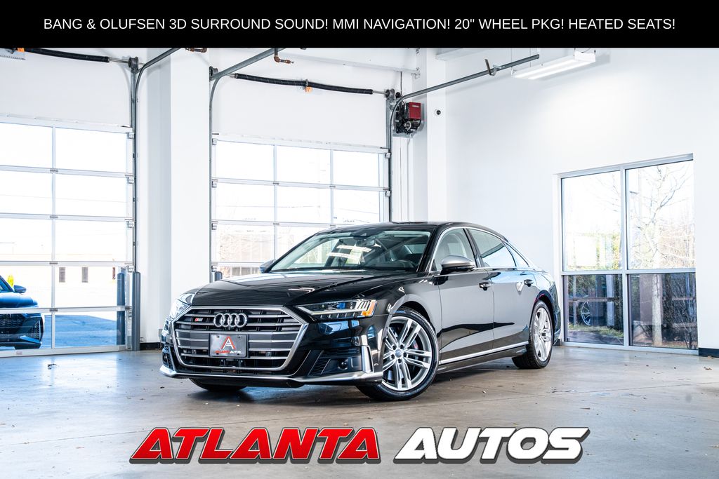 Mythos Black Metallic 2020 Audi S8 4.0T quattro Sedan All-Wheel Drive 8-Speed Automatic