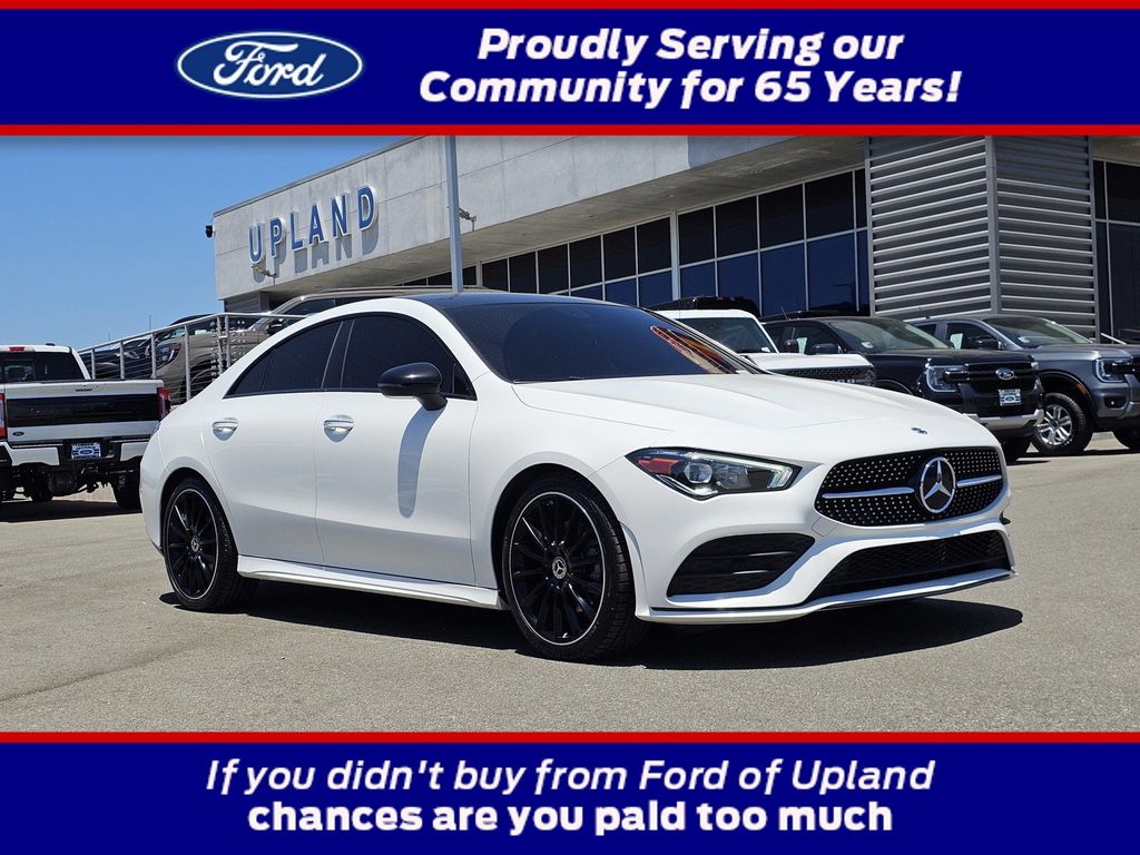 White 2023 Mercedes-Benz CLA Coupe Front-Wheel Drive 7-Speed Automatic