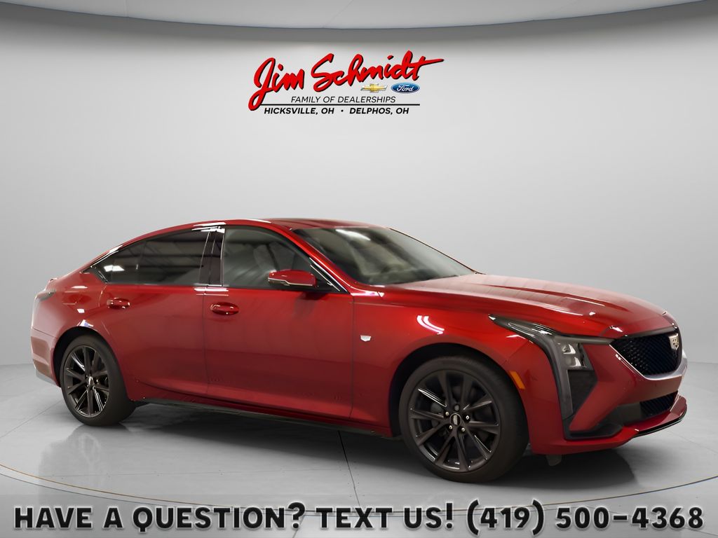 Radiant Red Tintcoat 2026 Cadillac CT5 Sedan All-Wheel Drive Automatic