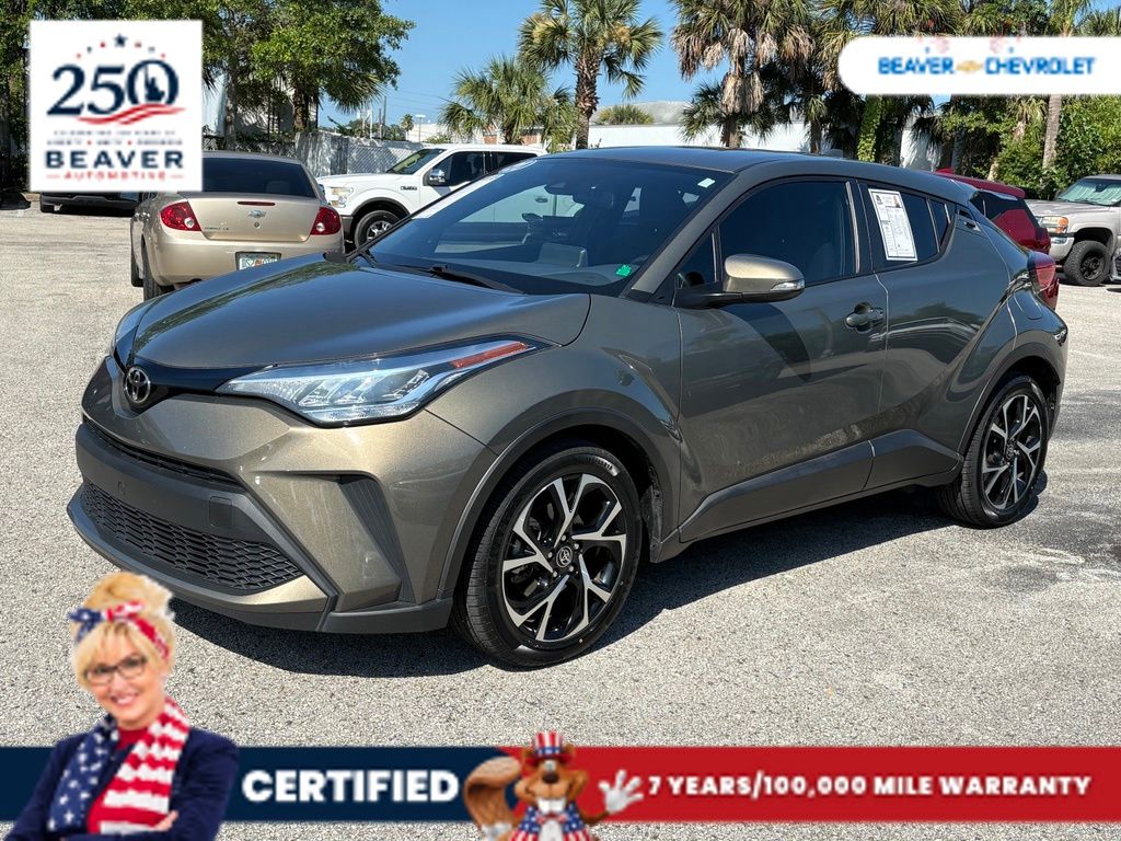 Bronze 2021 Toyota C-HR SUV / Crossover Front-Wheel Drive Continuously Variable Transmission