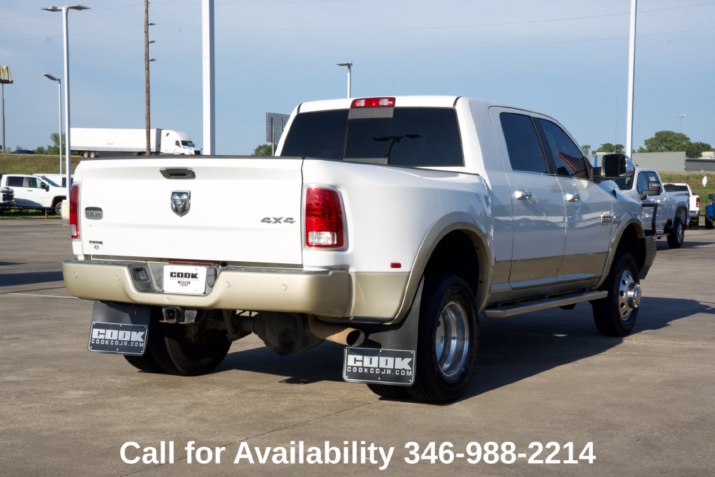 2017 Ram 3500 Laramie Longhorn White at Classic Elite Chevrolet Sugar Land