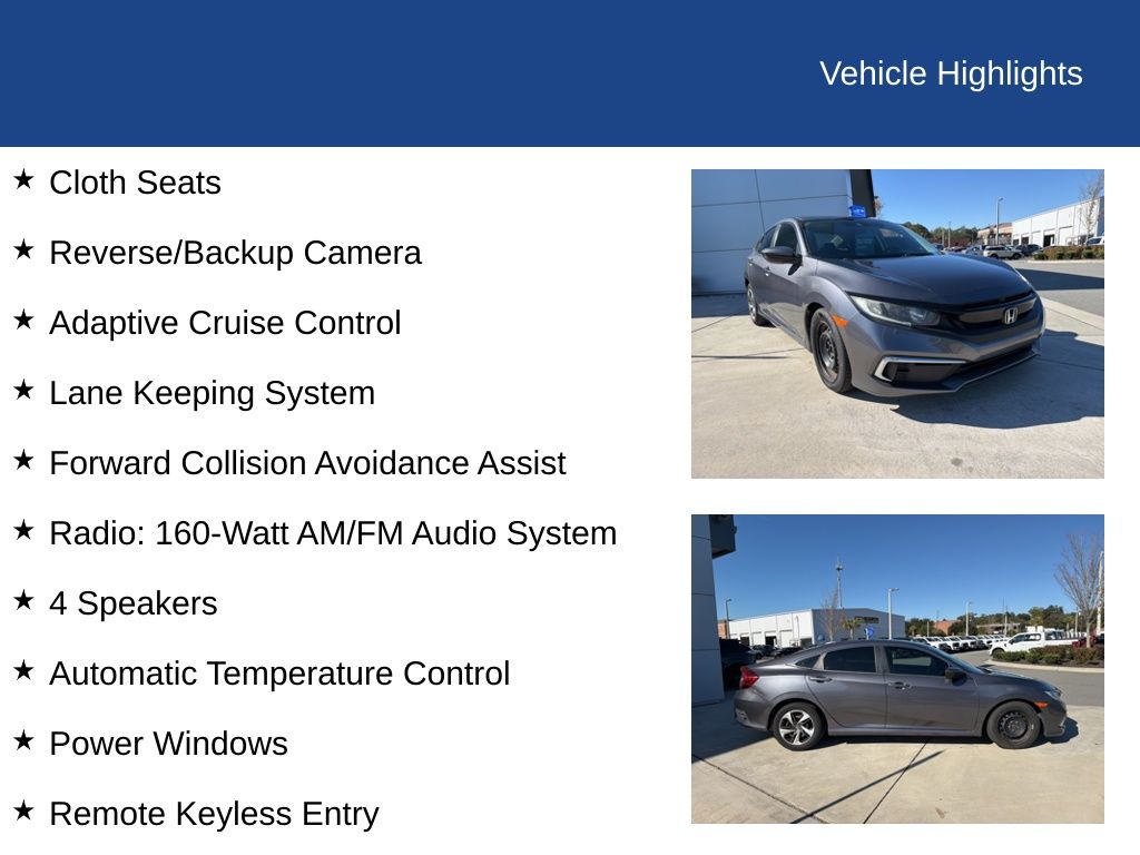 2020 Honda Civic Sedan LX