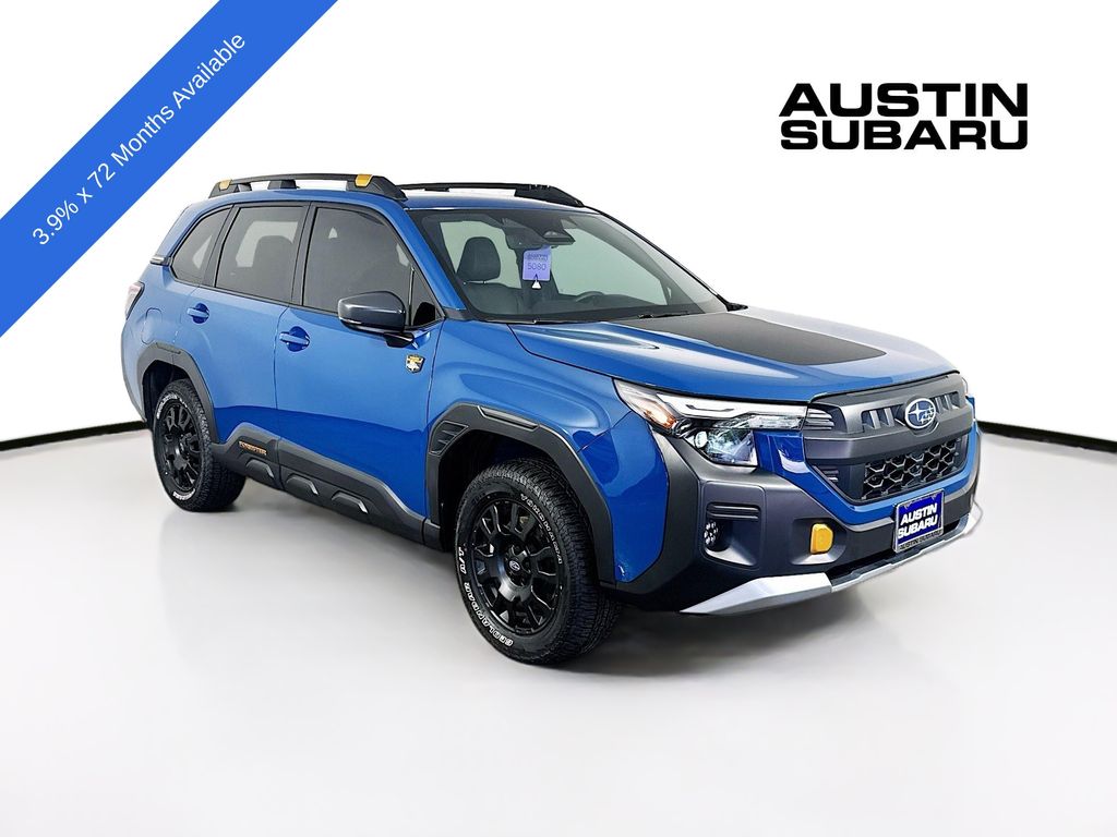 Geyser Blue 2026 Subaru Forester SUV / Crossover All-Wheel Drive Continuously Variable Transmission