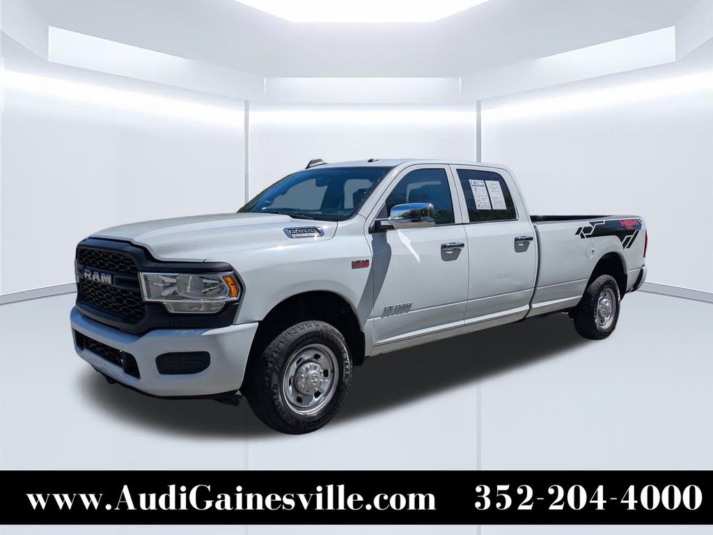 Bright White Clearcoat 2021 RAM 2500 Tradesman Crew Cab LB RWD Pickup Truck 4X2 8-Speed Automatic