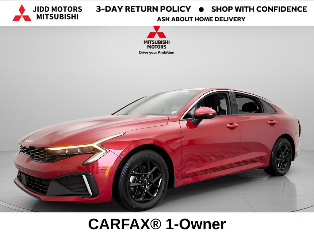 Runway Red 2025 Kia K5 LXS FWD Sedan Front-Wheel Drive 8-Speed Automatic