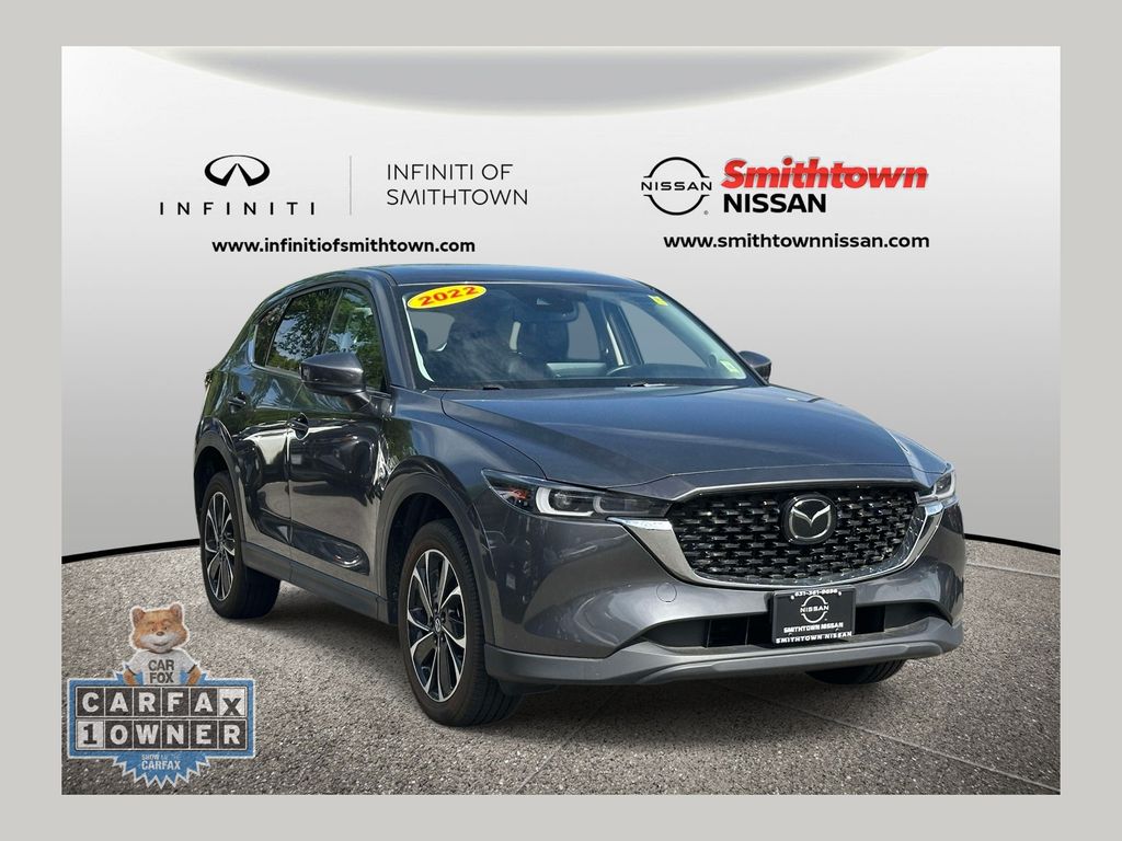 Machine Gray 2022 Mazda CX-5 2.5 S Premium AWD SUV / Crossover All-Wheel Drive 6-Speed Automatic