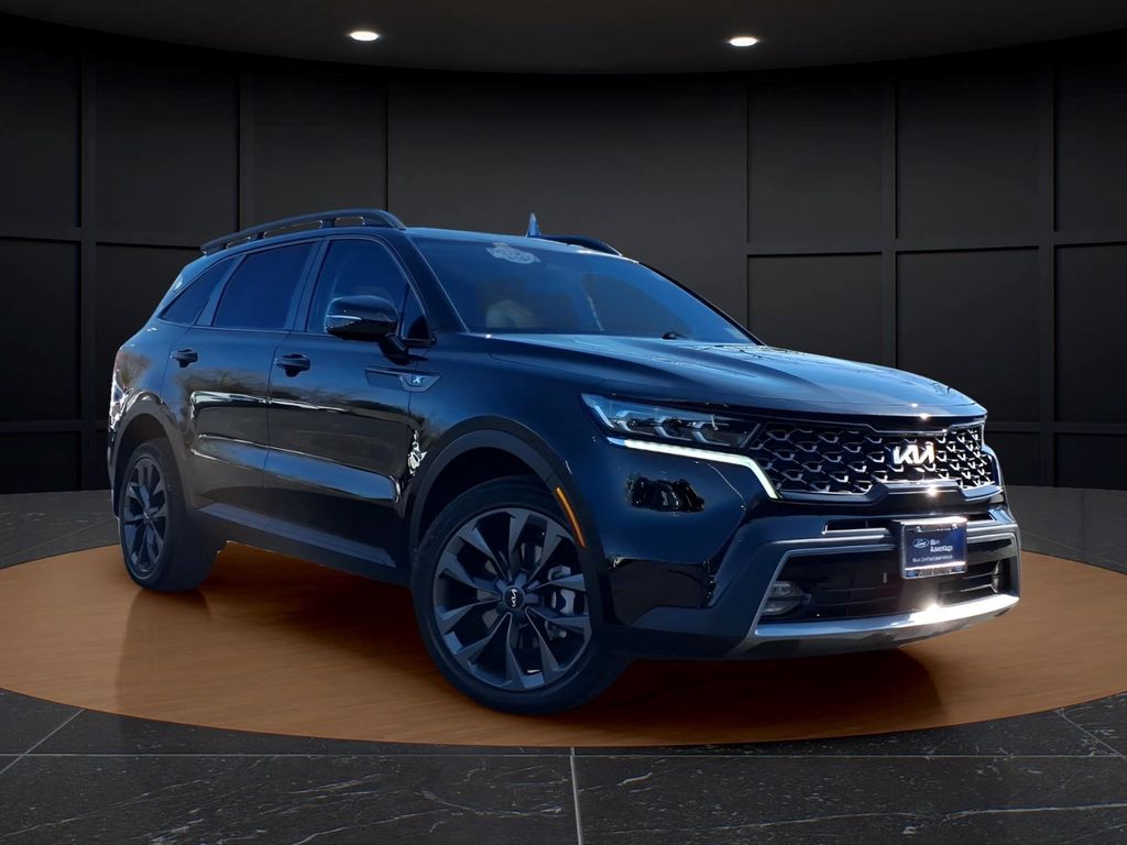 Ebony Black 2023 Kia Sorento X-Line SX Prestige AWD SUV / Crossover All-Wheel Drive 8-Speed Dual Clutch