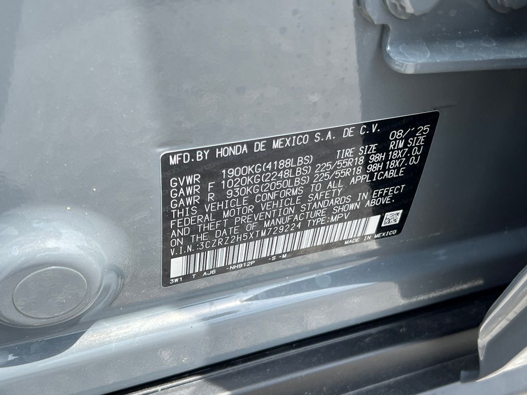 2026 Honda HR-V AWD Sport