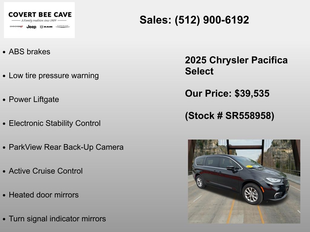 2025 Chrysler Pacifica Select - Photo 12