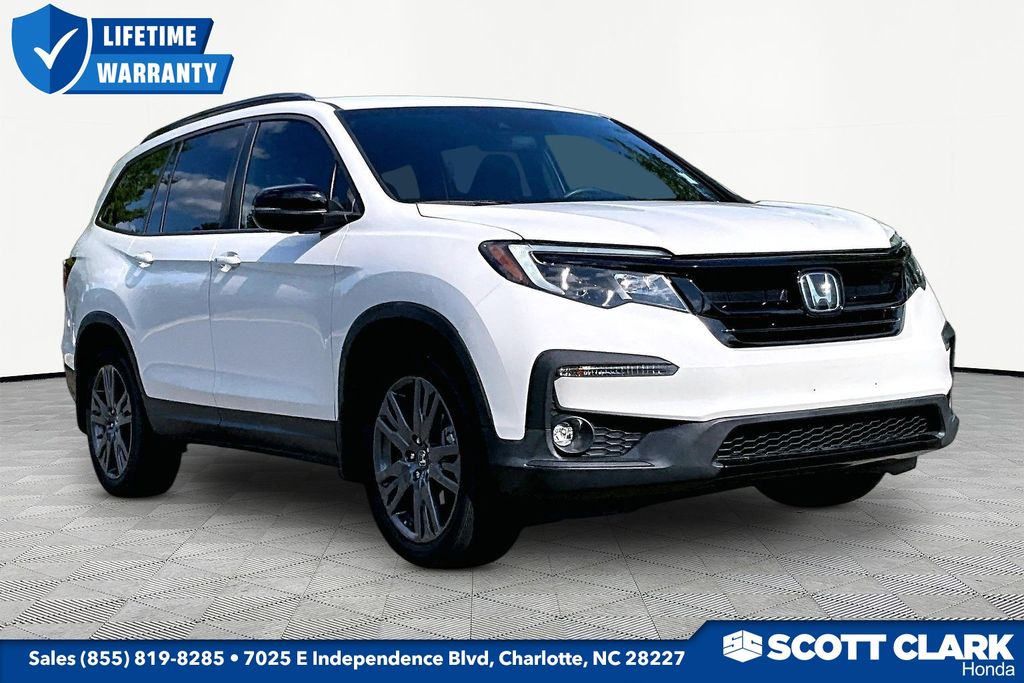 Platinum White Pearl 2022 Honda Pilot SUV / Crossover All-Wheel Drive 9-Speed Automatic