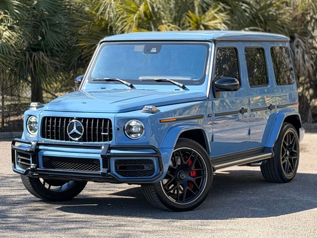Blue 2022 Mercedes-Benz G-Class AMG G 63 4MATIC SUV / Crossover All-Wheel Drive 9-Speed Automatic