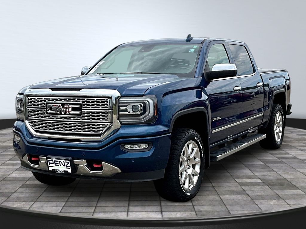 Stone Blue Metallic 2016 GMC Sierra 1500 Pickup Truck Four-Wheel Drive 8-Speed Automatic Overdrive