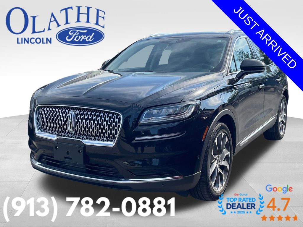 Infinite Black Metallic Clearcoat 2022 Lincoln Nautilus SUV / Crossover Front-Wheel Drive 8-Speed Automatic