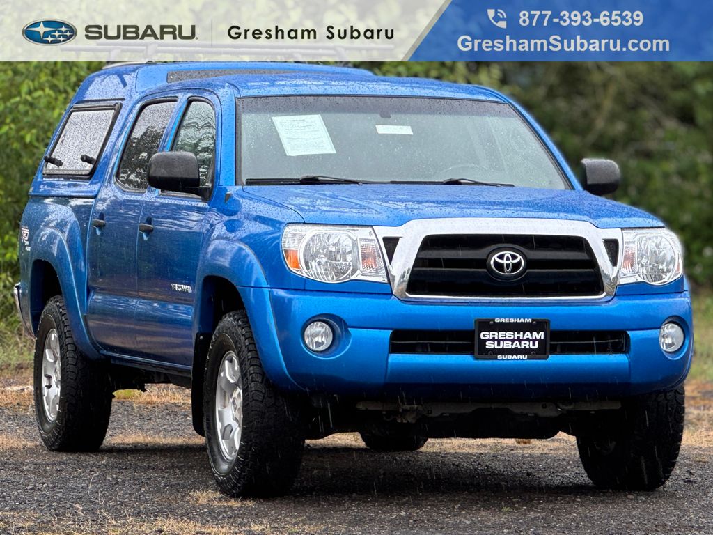 Blue 2008 Toyota Tacoma Pickup Truck Four-Wheel Drive 5-Speed Automatic Overdrive