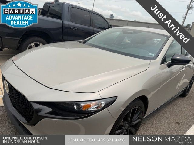 Gray (Platinum Quartz Metallic) 2025 Mazda MAZDA3 Hatchback Front-Wheel Drive 6-Speed Automatic