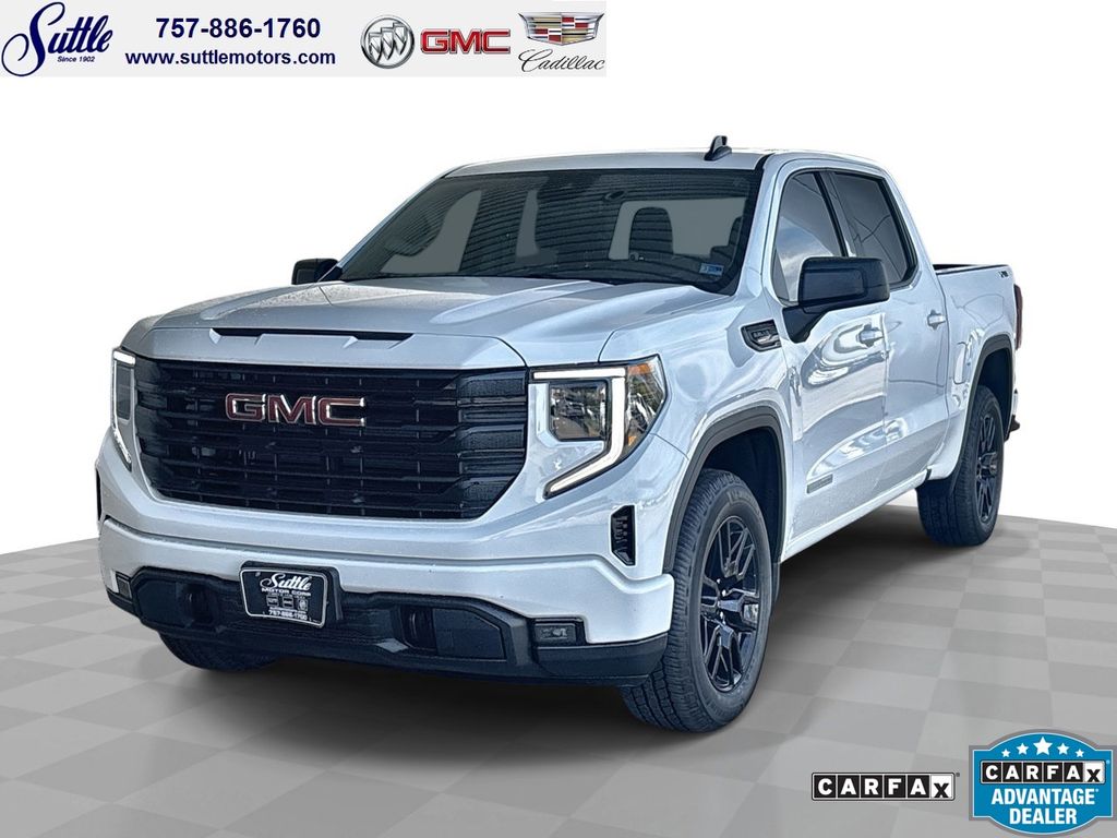 Summit White 2023 GMC Sierra 1500 Pickup Truck Four-Wheel Drive Automatic