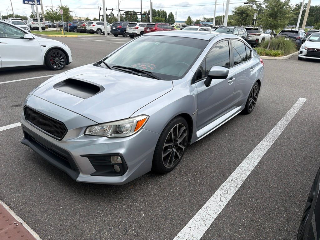 Ice Silver Metallic 2020 Subaru WRX Sedan All-Wheel Drive 6-Speed Manual