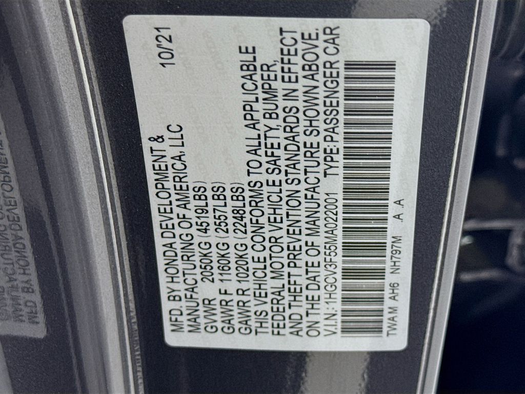 Used Car 2021 Honda Accord Hybrid  Ex-l For Sale Under $30,000 In Austin, Texas