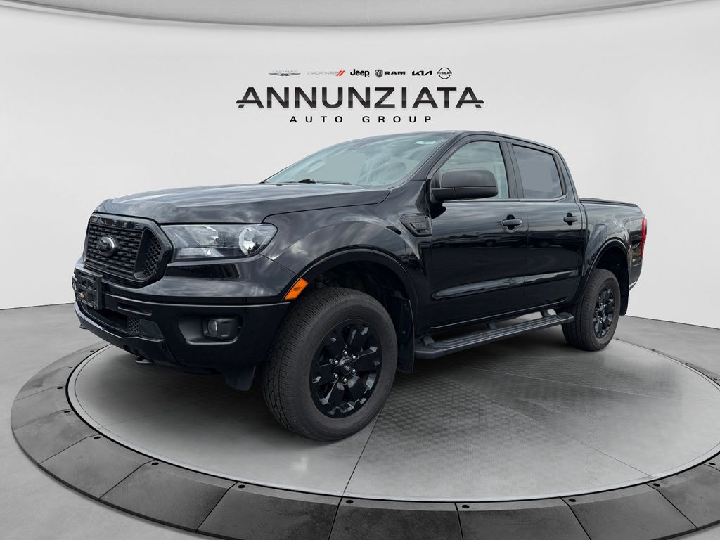 Shadow Black 2021 Ford Ranger XLT SuperCrew 4WD Pickup Truck Four-Wheel Drive Automatic