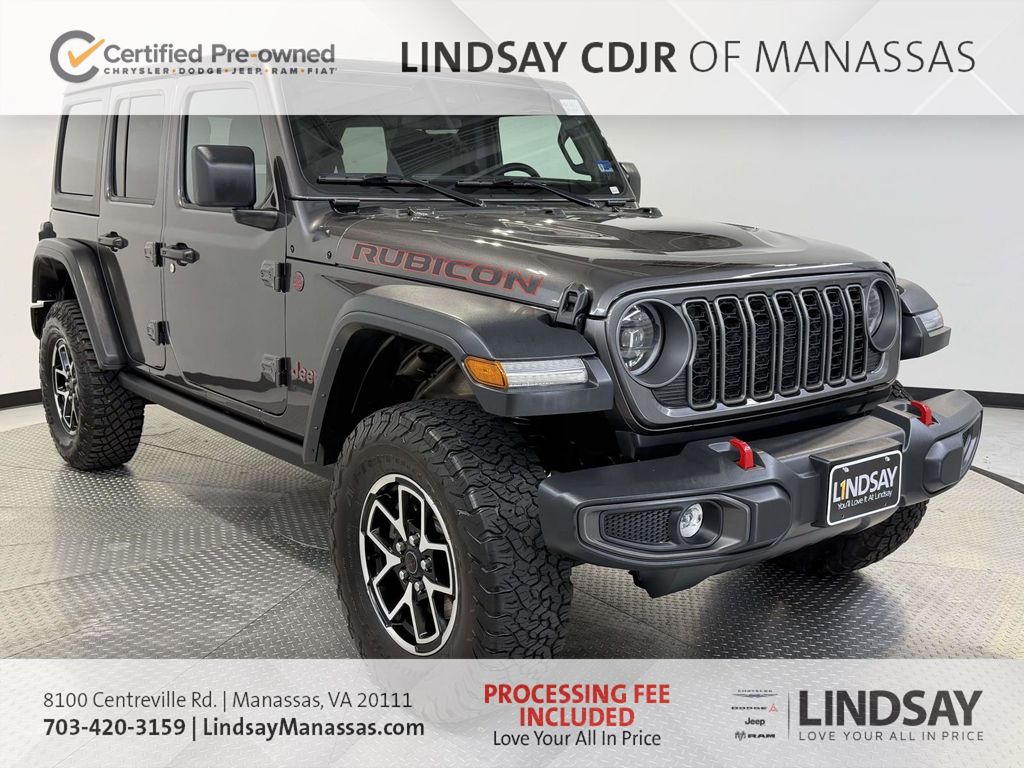 Gray (Granite Crystal Metallic Clearcoat) 2025 Jeep Wrangler SUV / Crossover Four-Wheel Drive 8-Speed Automatic