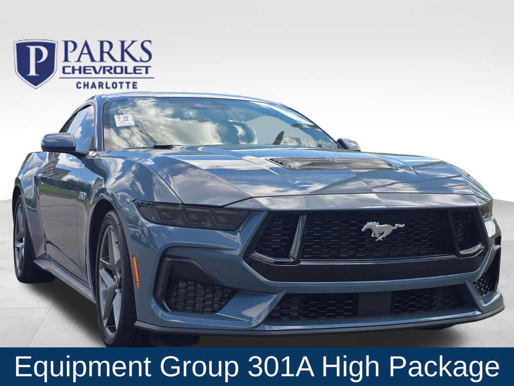 Vapor Blue 2025 Ford Mustang Coupe Rear-Wheel Drive Automatic