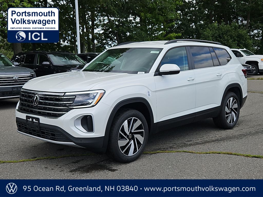 White Pearl 2026 Volkswagen Atlas SUV / Crossover All-Wheel Drive 8-Speed Automatic