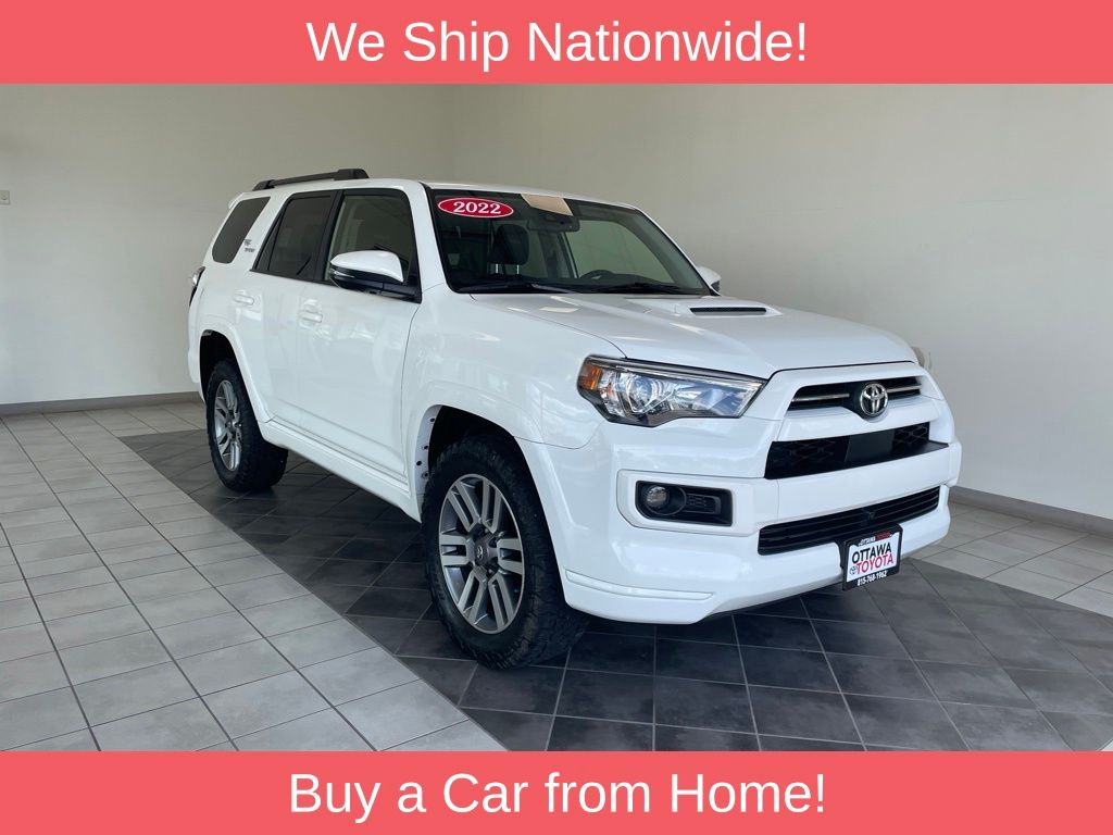 White 2022 Toyota 4Runner SUV / Crossover Four-Wheel Drive 5-Speed Automatic