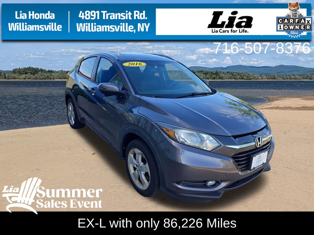 Gray (Modern Steel Metallic) 2016 Honda HR-V SUV / Crossover All-Wheel Drive Continuously Variable Transmission