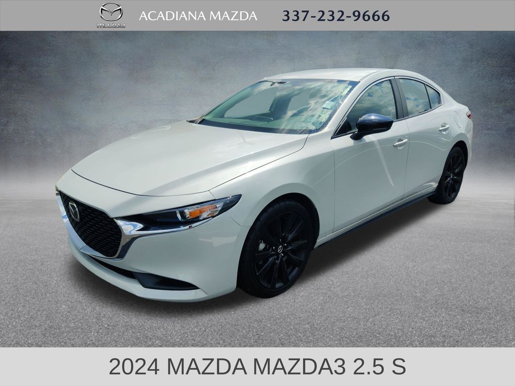 Ceramic Metallic 2024 Mazda MAZDA3 Sedan Front-Wheel Drive 6-Speed Automatic